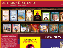 Tablet Screenshot of anthonydestefano.com